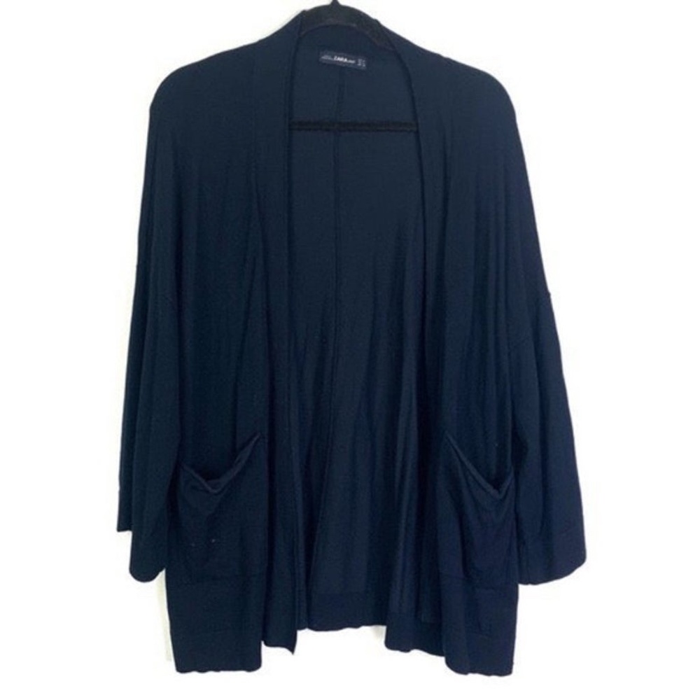 Zara Knit Oversized Drape Sweater Small
